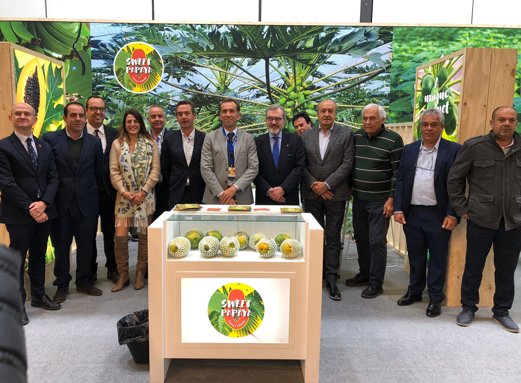 El sector hortofrutícola canario presenta en la Feria Fruit Logistica su potencial exportador