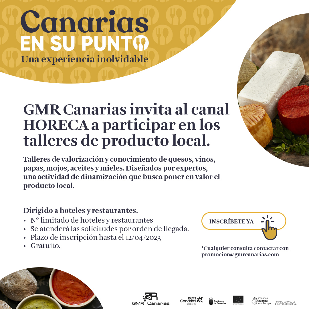 Canarias en su punto: una oportunidad única de talleres de producto local en el canal HORECA