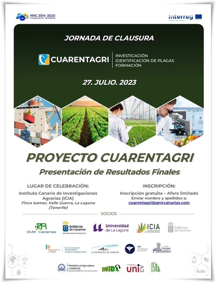 Jornada de Clausura y Presentación de Resultados Finales del Proyecto CUARENTAGRI – 27/julio