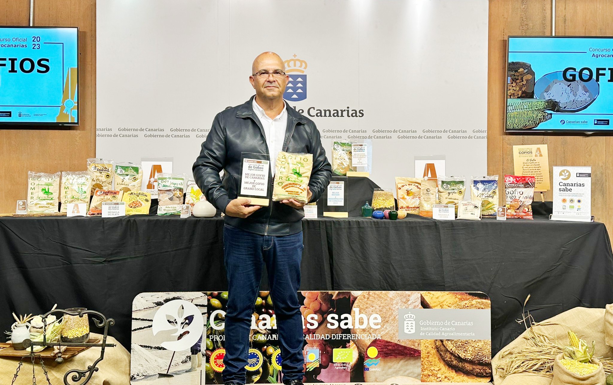 Gofio Gomero de millo, el mejor de Canarias según el jurado del Concurso Agrocanarias 2023