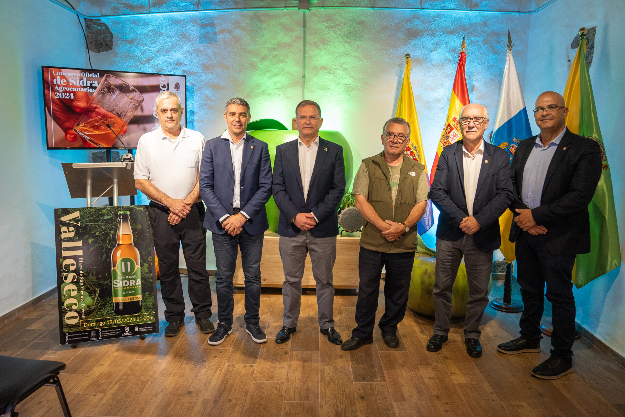 El Gobierno de Canarias y el Ayuntamiento de Valleseco presentan el I Concurso Oficial de Sidra Agrocanarias